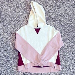 Madewell Colorblock Hooded Sweatshirt